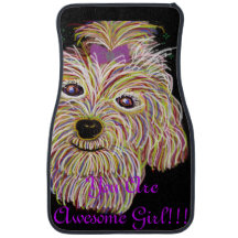 Alfombrillas de auto acuáticas maltesas de 2