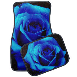 Alfombrillas de auto de Rosas azules de Sapphire