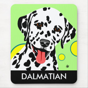 Alfombrillas de ratón de dálmata feliz