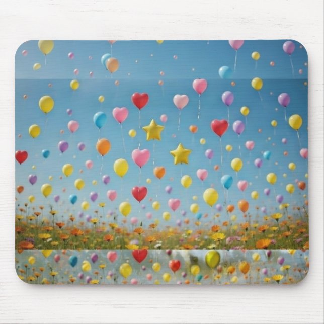Alfombrillas de ratón de globos (Frente)