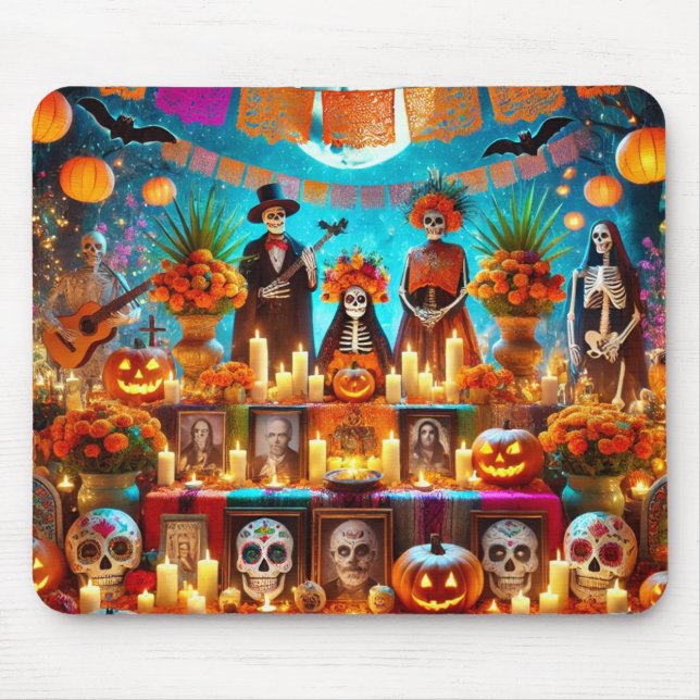 Alfombrillas de ratón de Halloween (Frente)