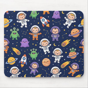 Alfombrillas para ratón de cohete espacial: patrón