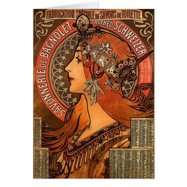 Alfons Mucha 4 (Frente)