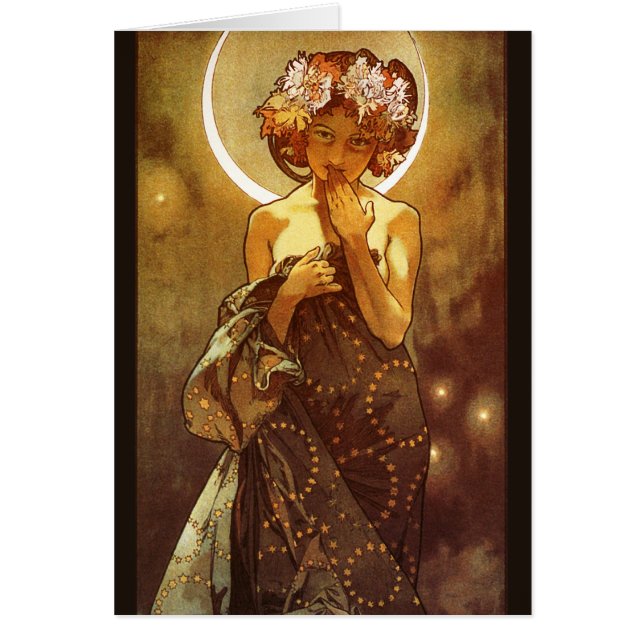 Alfons Mucha: Luna (Frente)