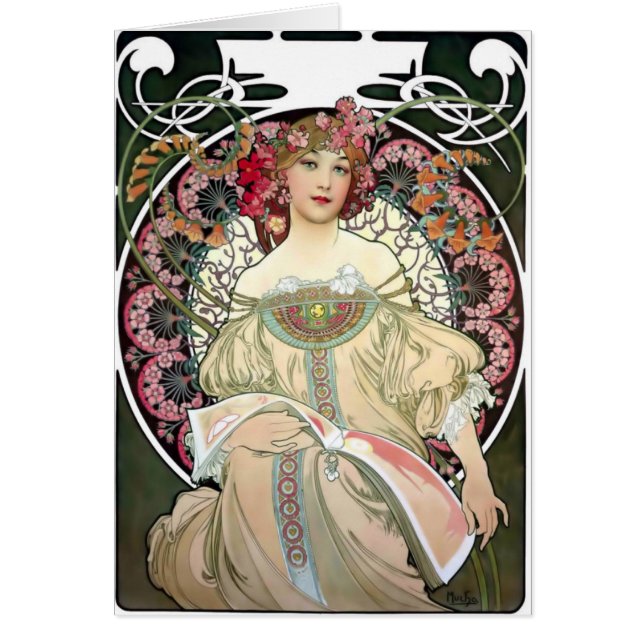 Alfons Mucha Reverie 1897 (Frente)