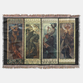 Alfonso Mucha la luna y las mantas de las