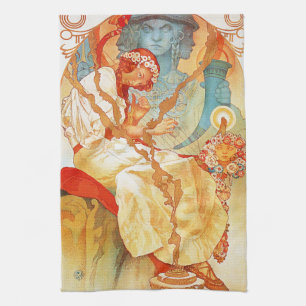 Alfonso Mucha la toalla de cocina épica eslava