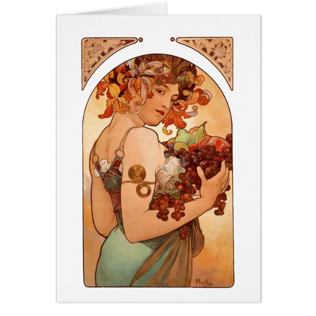 Alfonso Mucha - las frutas (Frente)