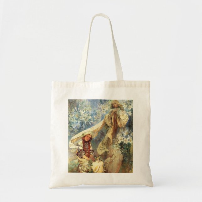 Alfonso Mucha Madonna de la bolsa de asas de los (Frente)