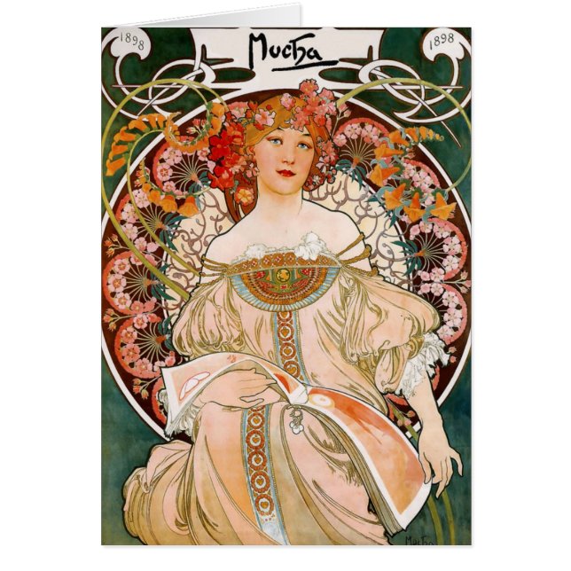Alfonso Mucha - primavera (Frente)
