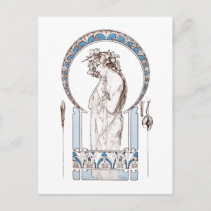 Alfonso Mucha - tarjetas de Decoratifs de los