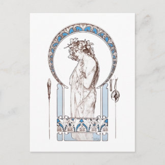 Alfonso Mucha - tarjetas de Decoratifs de los