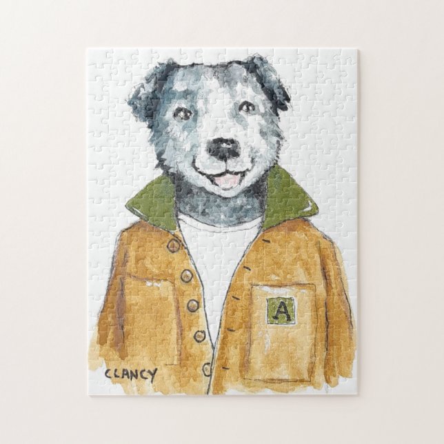 Alfred el rompecabezas del perro del ganado (Vertical)