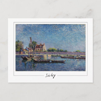 Alfred Sisley #144 - Tarjeta postal de arte fino