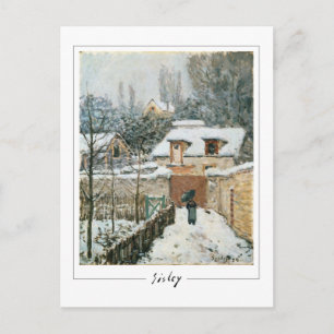 Alfred Sisley #1 - Tarjeta postal de arte fino