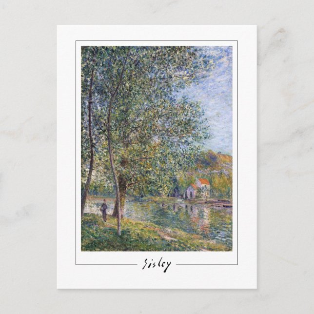 Alfred Sisley #345 - postal Bella Artes (Anverso)