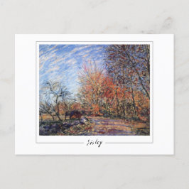 Alfred Sisley #372 - postal Bella Artes