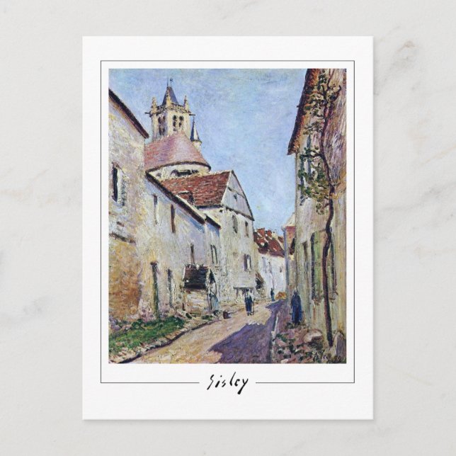 Alfred Sisley #476 - postal Bella Artes (Anverso)