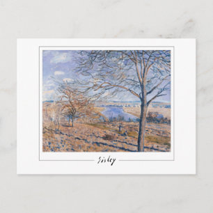 Alfred Sisley #4 - Tarjeta postal de arte fino