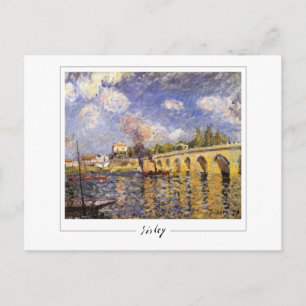 Alfred Sisley #90 - Tarjeta postal de arte fino