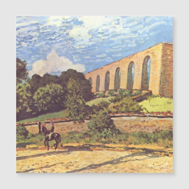 Alfred Sisley El acueducto de Marly (Anverso)