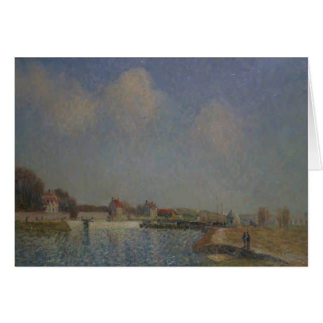 Alfred Sisley | El espectáculo en Saint-Mammes (Anverso (Horizontal))