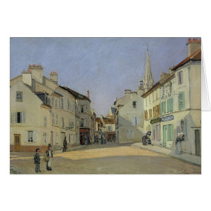 Alfred Sisley el   Rue de la Chaussee en