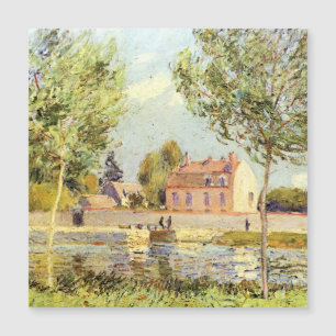Alfred Sisley Houses a orillas del Loing