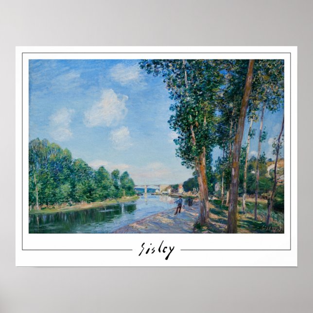 Alfred Sisley Zedign Poster de arte #11 (Frente)