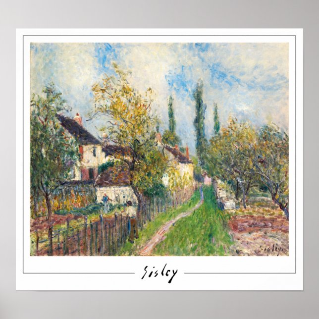 Alfred Sisley Zedign Poster de arte #15 (Frente)