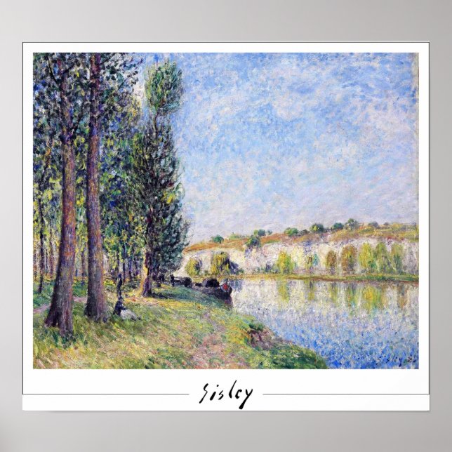 Alfred Sisley Zedign Poster de arte #19 (Frente)