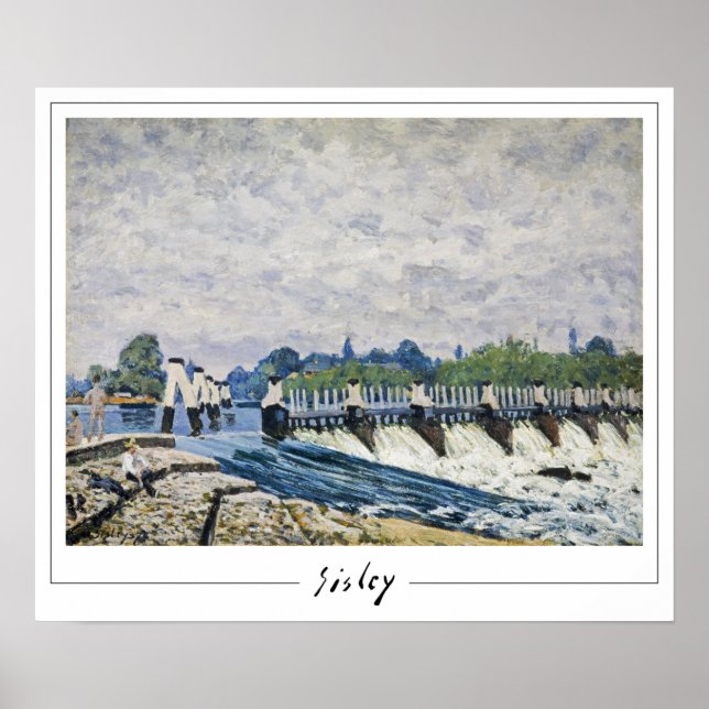 Alfred Sisley Zedign Poster de arte #3 (Frente)