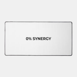 Alfrombrillas De Escritorio 0% Synergy Large Minimalist Typographic Desk Mat
