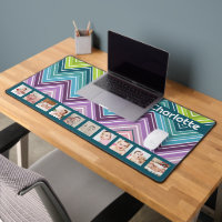 10 Foto Colorful ZigZag Personalizada