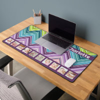 10 Foto Colorful ZigZag Personalizada