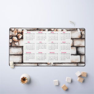 Alfrombrillas De Escritorio 2025 Calendar Desk Mat