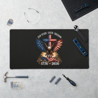 Alfrombrillas De Escritorio 250 Aniversario USA Fe Libertad