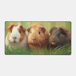 Alfrombrillas De Escritorio 3 cerdos de Guinea en hierba