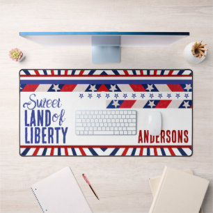 Alfrombrillas De Escritorio 4 de julio Bandera de Estados Unidos dulce tierra 
