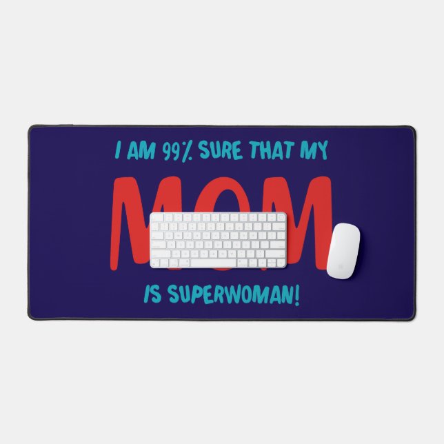 Alfrombrillas De Escritorio 99% Supermujer (Teclado y ratón)