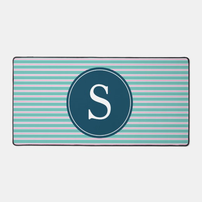 Alfrombrillas De Escritorio A rayas Personalizable (Anverso)