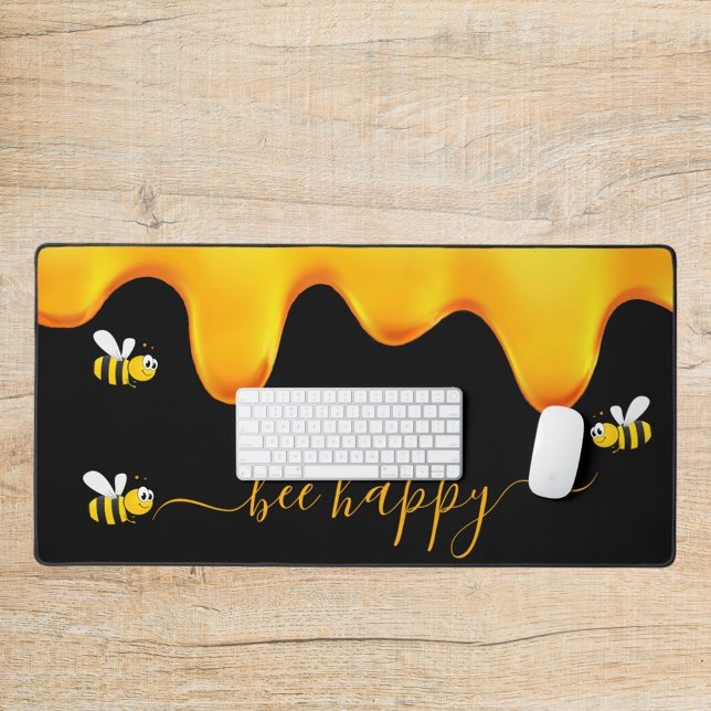Alfrombrillas De Escritorio Abeja negra feliz abejorro dulce miel (Subido por el creador)