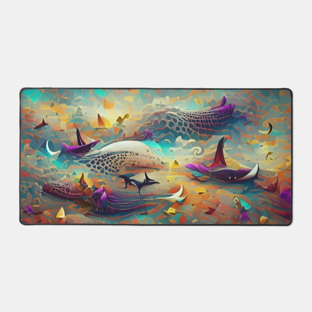 Alfrombrillas De Escritorio Abstract Desk Mat (Anverso)