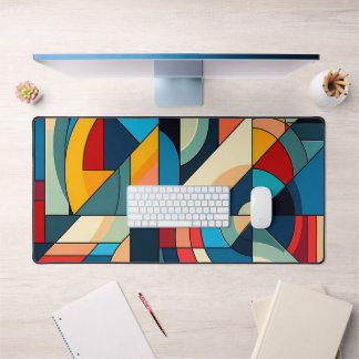 Alfrombrillas De Escritorio Abstract Geometric Art – Color Grid Composition