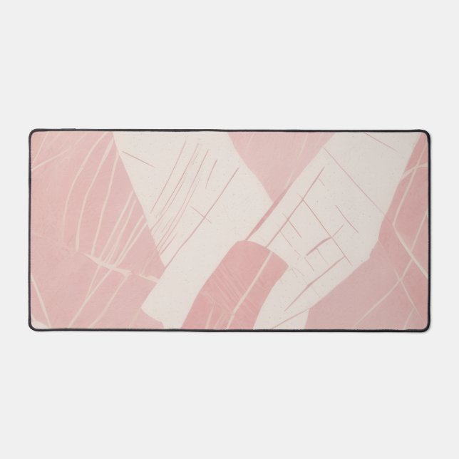 Alfrombrillas De Escritorio Abstracto Rosa Minimalista (Anverso)