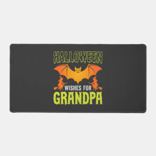 Alfrombrillas De Escritorio Abuelo de Halloween Murciélago Bruja Deseos