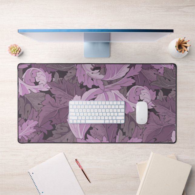 Alfrombrillas De Escritorio Acanthus Magenta, William Morris (Oficina 1)