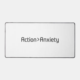 Alfrombrillas De Escritorio Action Over Anxiety Minimalist Large