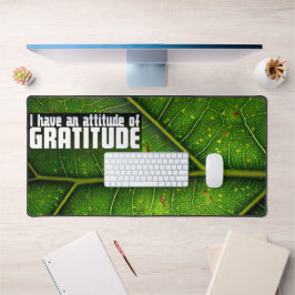 Alfrombrillas De Escritorio "Actitud de gratitud" Motivación Afirmación