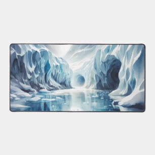 Alfrombrillas De Escritorio Acuarela Cuevas de hielo asombrosas